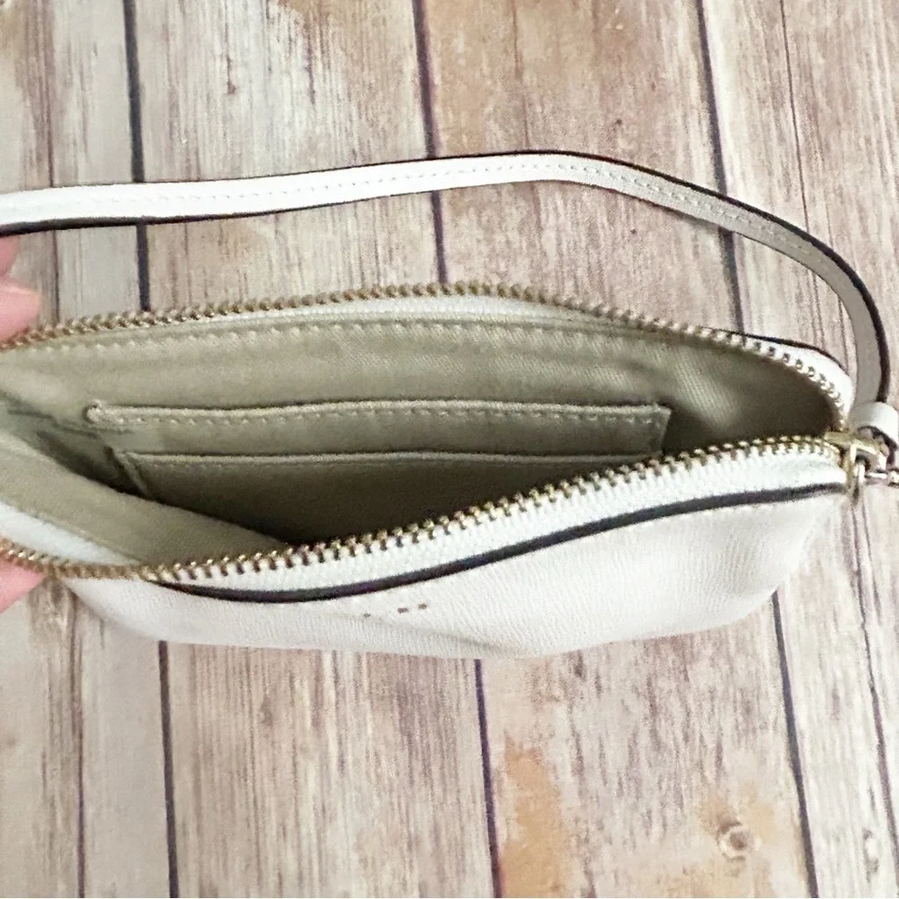 Coach Ivory Wristlet